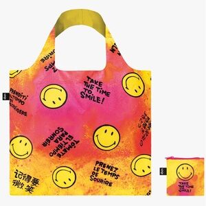 NWT Loqi Take The Time To Smile Recycled Bag